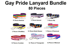 Small Gay Pride Lanyard Bundle (80 Pieces) We Are Pride