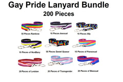Large Gay Pride Lanyard Bundle (200 Pieces) We Are Pride