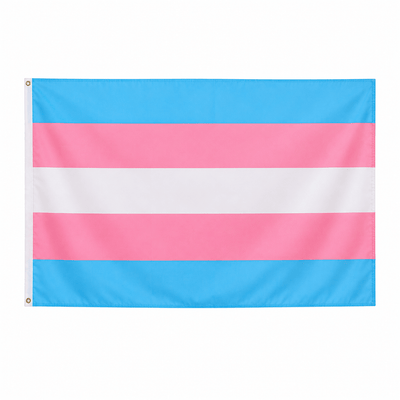 Transgender Pride 3 Feet by 5 Feet Nylon Flag - We are Pride